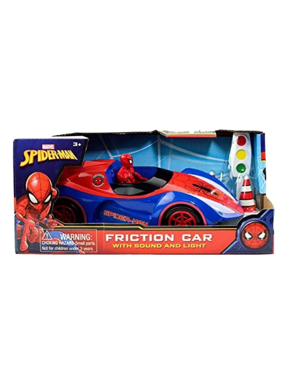 Spider-man Friction Car with Sound and Lights